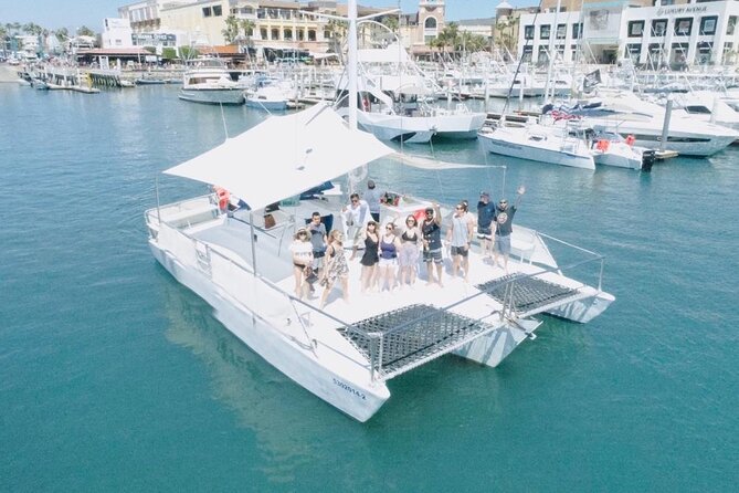 3 hour Snorkeling and Catamaran in Cabo San Lucas - Drinks, music, and the food question