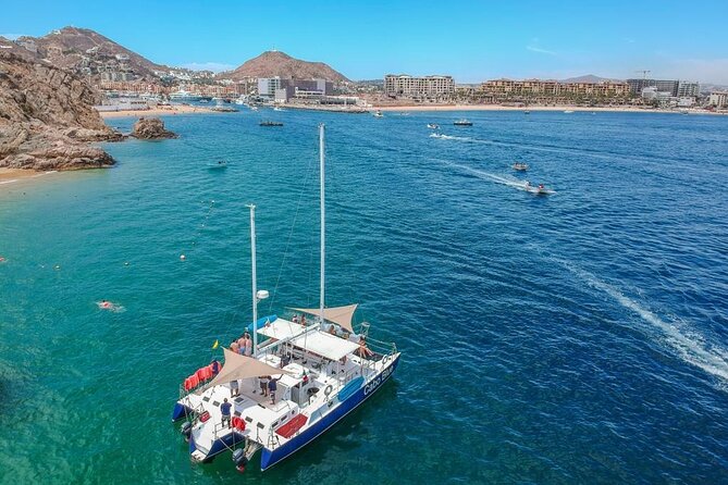 3 hour Snorkeling and Catamaran in Cabo San Lucas - Chileno Bay is the main event
