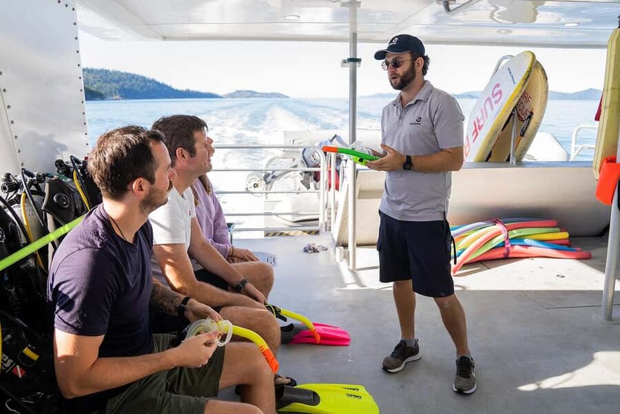 Airlie Beach: Great Barrier Reef Snorkel from Shute Harbour - A boat designed for a long day