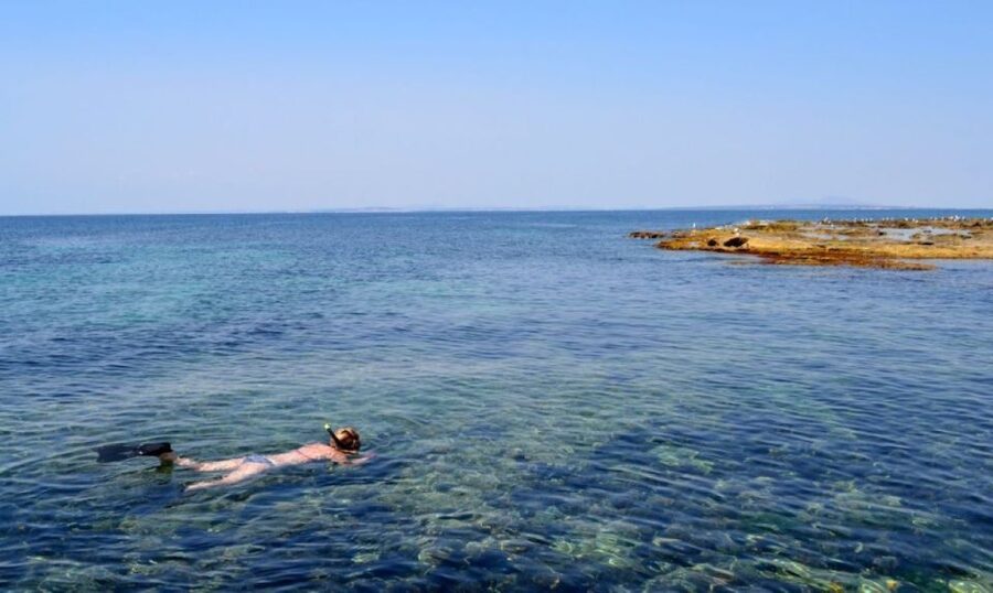 Alicante: Calas and Beaches E-Bike Tour with Snorkeling - The Roman fish farm at Albufereta