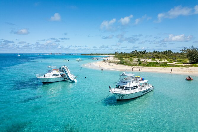 All Inclusive Snorkel and Slide Boat Tour: Icacos or Vieques - Guided snorkeling with float belts and full equipment