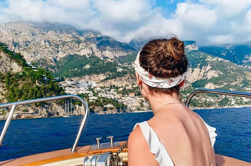 Amalfi Coast: Boat and Snorkeling Tour with Fruit & Drinks - Positano from offshore, then La Porta