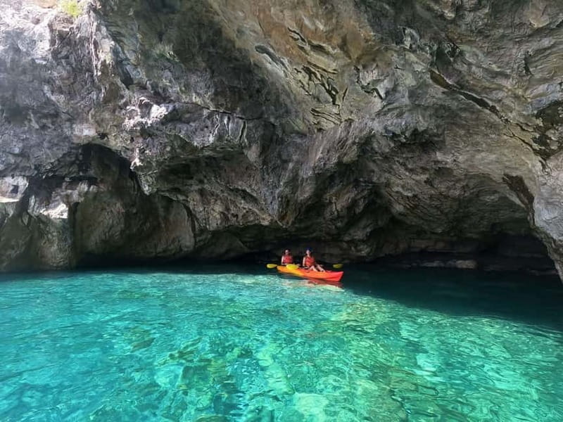 Amalfi Coast: Kayak, Snorkeling, Pandora Cave & Hidden Beach - Lemon terraces and the working Amalfi Coast