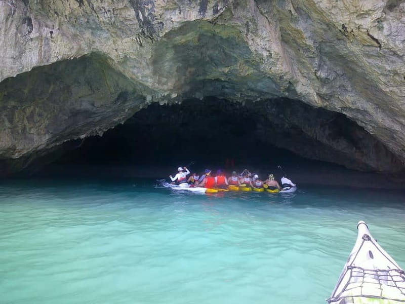 Amalfi Coast: Kayak, Snorkeling, Pandora Cave & Hidden Beach - Grotta Pandora and the coast’s sea caves