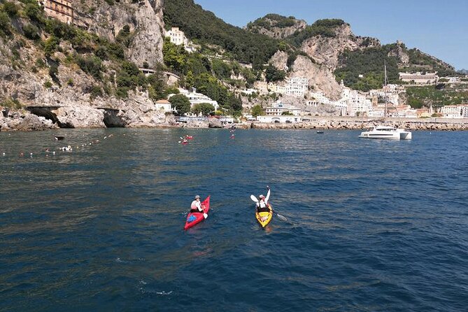Amalfi Coast : Kayak-Snorkeling tour Pandora Cave & Hidden beach - Seeing the Amalfi Coast from Maiori’s shoreline