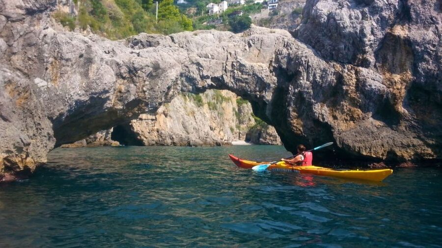 Amalfi Coast: Kayak Tour with Snorkeling and Grottoes Visit - Why kayaking gives you a better look at Amalfi