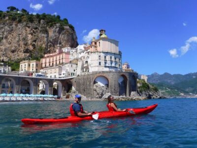 Amalfi Coast: Kayak Tour with Snorkeling and Grottoes Visit