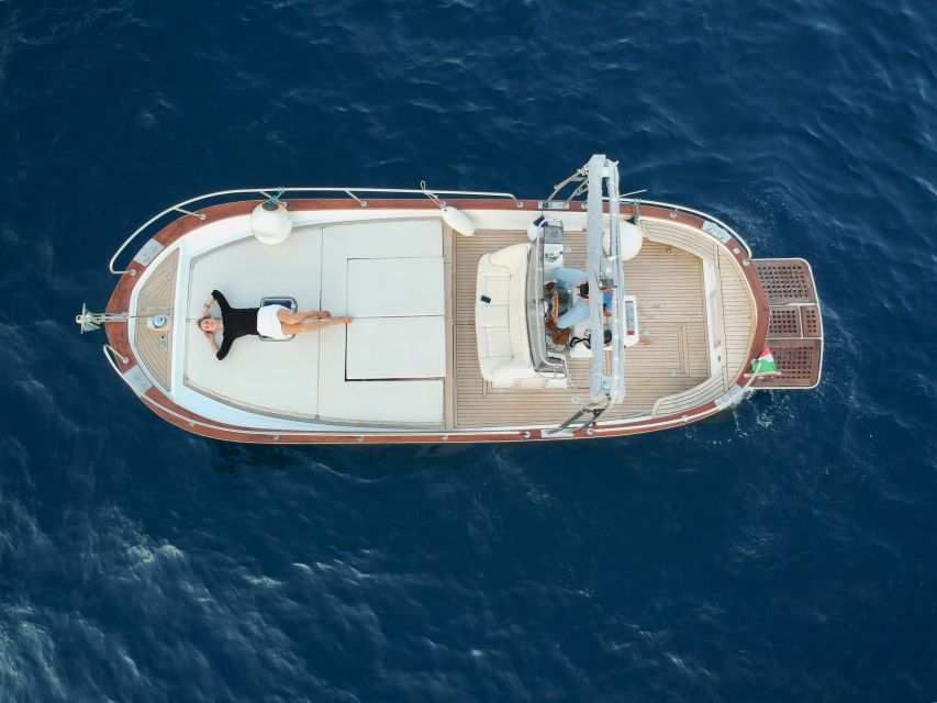 Amalfi Coast: Private Boat Trip with Prosecco and Snorkeling - The Emerald Grotto costs extra