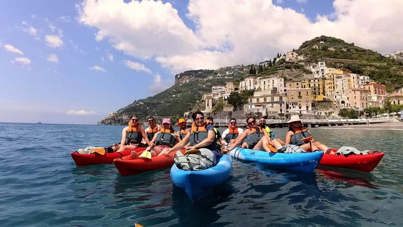 Amalfi: Kayak-Snorkel to Pandora Cave, Hidden Beach & Drinks - What this Amalfi Coast kayak experience is really like