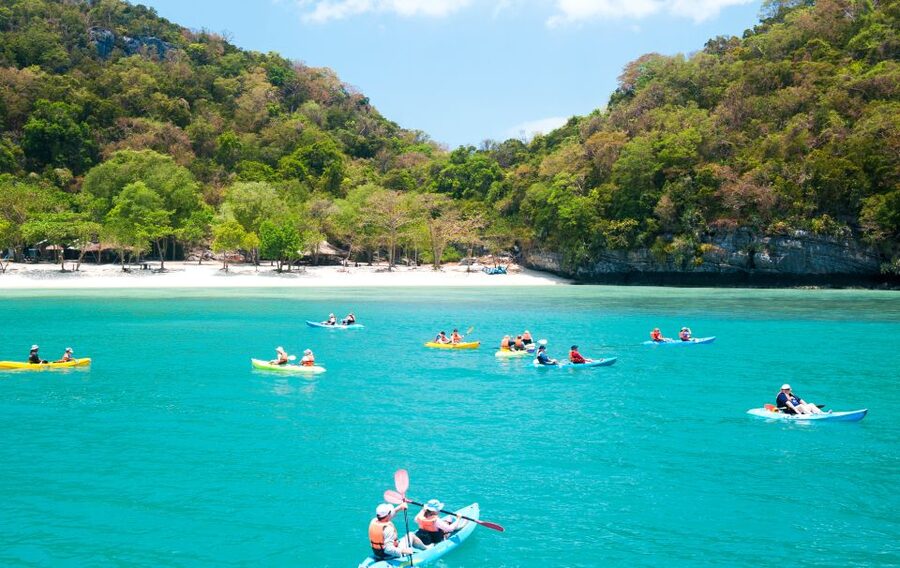 Ang Thong: Marine Park Full-Day Kayaking & Snorkeling Tour - Koh Tai Plao: the finest kayaking of the day