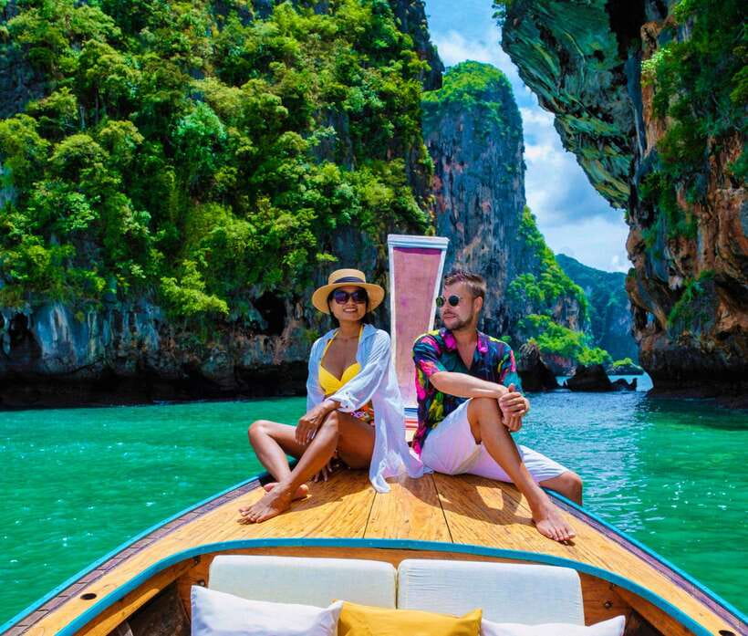 Ao Nang: Island-Hopping Snorkel Tour w/ Amazing Hong Island - Morning pickup and the long-tail boat ride