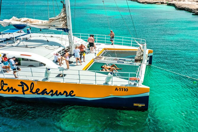 Aruba Afternoon Snorkel Sail aboard Palm Pleasure Catamaran - Boca Catalina brings a calmer second stop