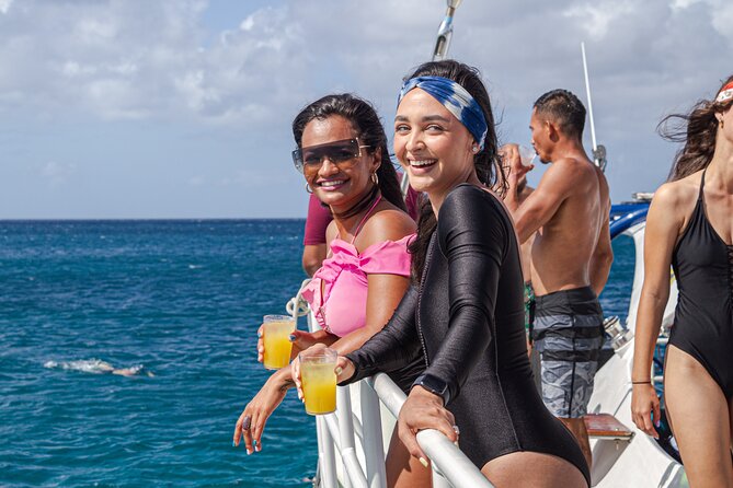 Aruba Afternoon Snorkel Sail aboard Palm Pleasure Catamaran - Snacks, open bar, and the social side