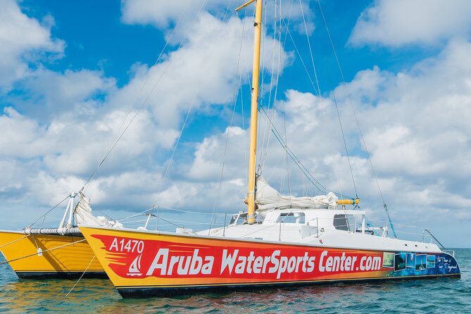 Arusun Catamaran Sail with Snorkeling in Aruba - The Antilla Shipwreck stop