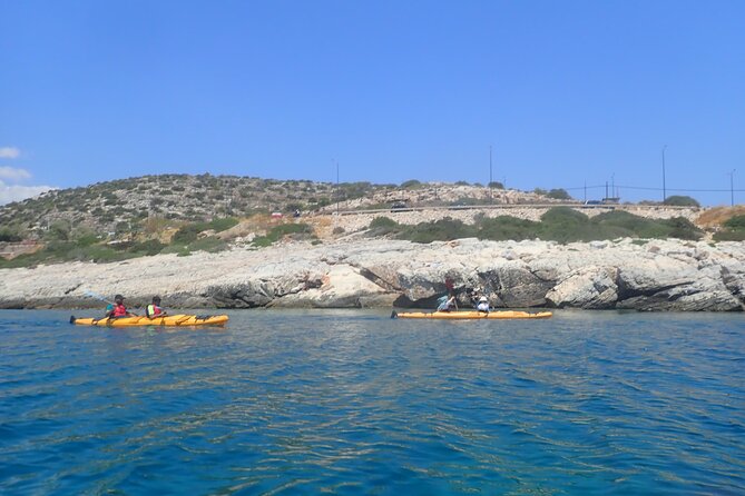 Athens Riviera: Sea Kayak and Snorkeling Adventure with Picnic - The return paddle and the value of four hours
