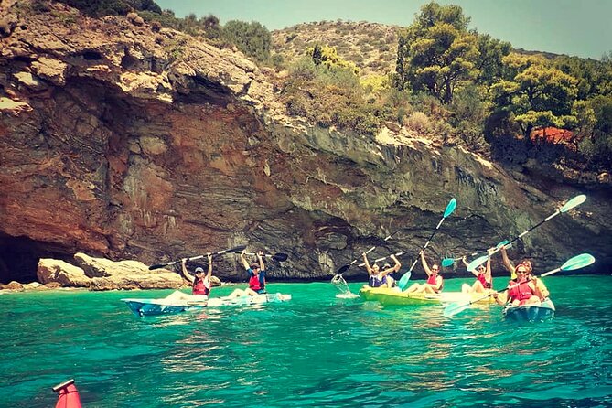 Athens Riviera: Sea Kayak and Snorkeling Adventure with Picnic - Meeting the guides at Anavissos