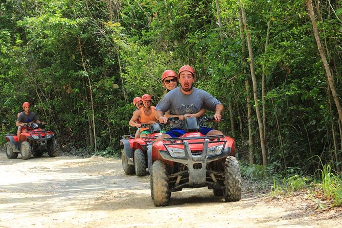 ATV Adventure Combo with Snorkeling, Ziplines, Cenote, and Lunch - A full day from Puerto Morelos reef to jungle cenote