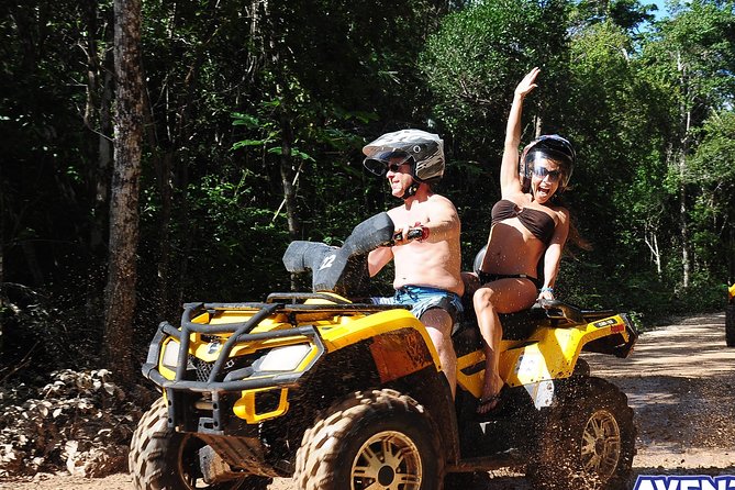 ATV Extreme and Snorkel Combo Tour from Cancun - ATV trails through the jungle