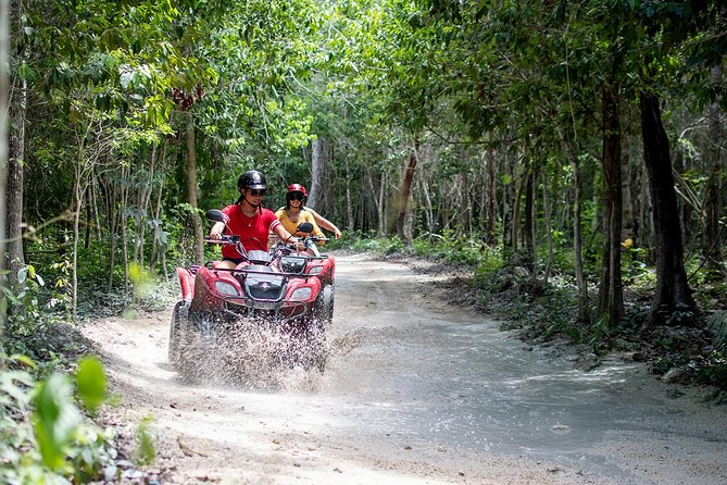 ATV Mud Kicking and Snorkeling by Boat in Cozumel - A Cozumel sampler with mud, fish, and a cenote
