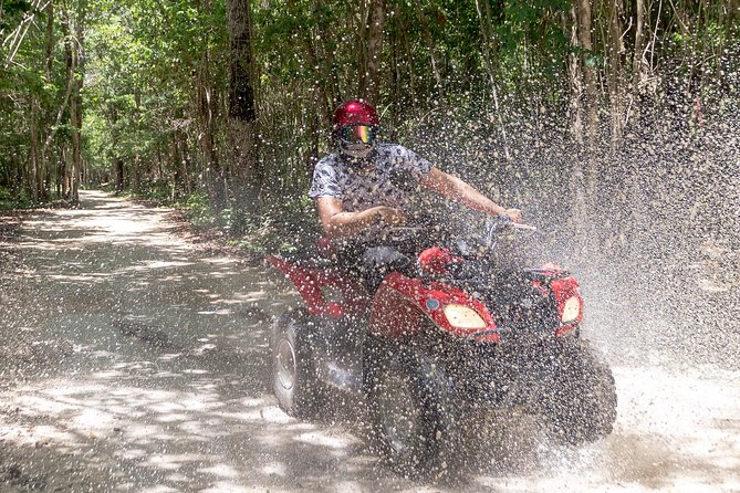 ATV Mud Kicking and Snorkeling by Boat in Cozumel - Lunch, open bar, and water-park time