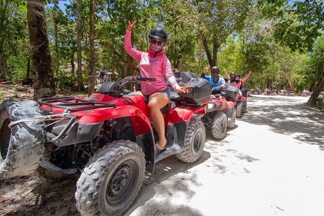 ATV to Jade Cavern, Mud Trails, Snorkel and Lunch with Open Bar - A muddy ride with a cool reward at Jade Cavern