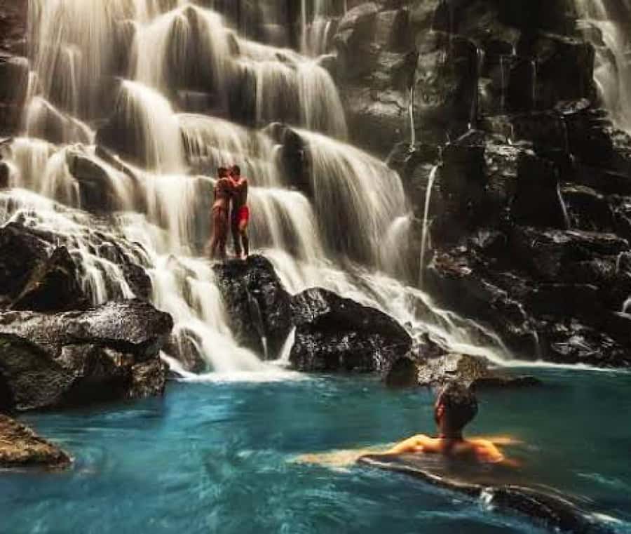 Bali: Blue Lagoon Snorkeling & Waterfall Tour with Lunch - Key points at a glance