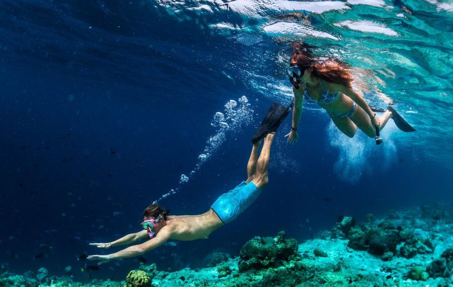 Bali: Blue Lagoon Snorkeling & Waterfall Tour with Lunch - Indonesian lunch at Padang Bai