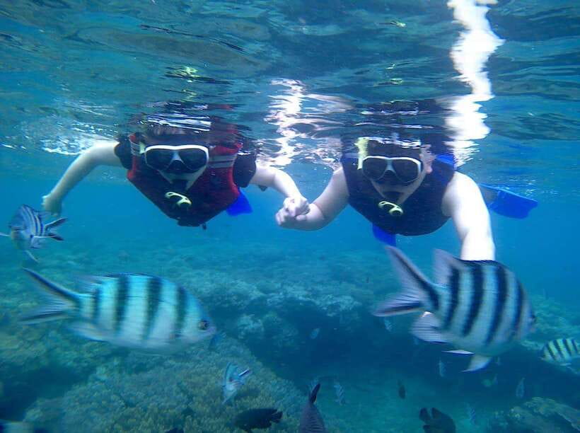 Bali: Blue Lagoon Snorkeling & Waterfall Tour - Starting with Blue Lagoon’s clear water