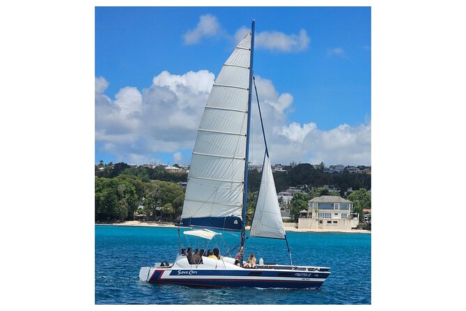 Barbados Catamaran Snorkel Cruise with Lunch and Open Bar - West-coast sailing, swimming, and beach views