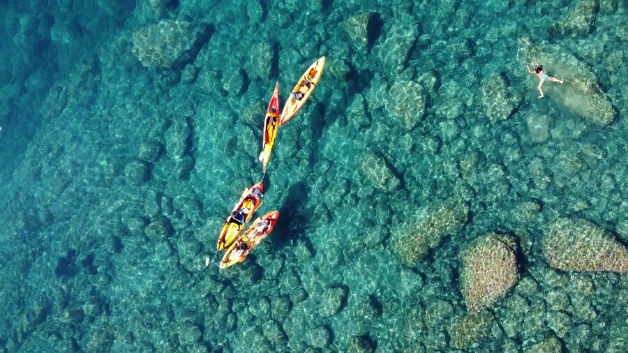 Barcelona: Costa Brava Kayak, Snorkel & Cliff Jump & Lunch - Snorkeling in the Mediterranean