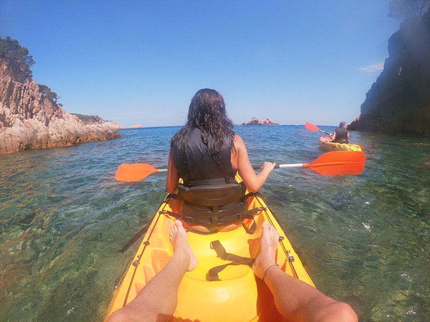 Barcelona: Costa Brava Kayaking & Snorkeling Tour with Lunch - Kayaking along cliffs and quiet coves