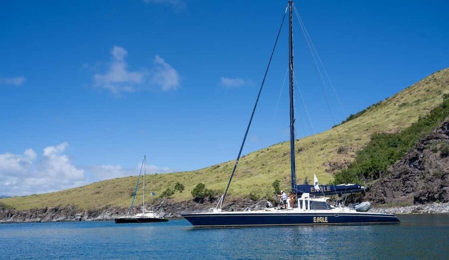Basseterre: St Kitts 4-hour Catamaran Snorkel Cruise & Lunch - Lunch, drinks, and the ride back