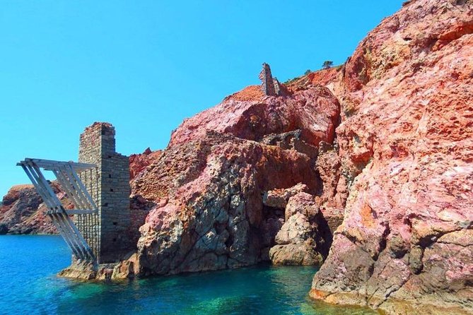 Best of Milos and Poliegos Catamaran snorkelling Cruise with BBQ - Seagull Islands and the old sulfur mines