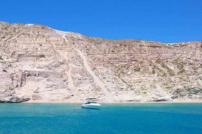 Best of Milos and Poliegos Catamaran snorkelling Cruise with BBQ - The biggest cave and the sheltered bay of Kalogries
