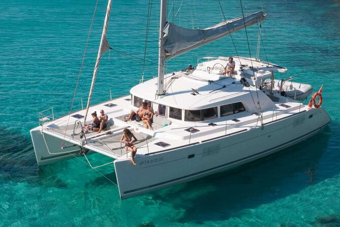 Best of Milos and Poliegos Catamaran snorkelling Cruise with BBQ - Poliegos and the bright water of Galazia Nera