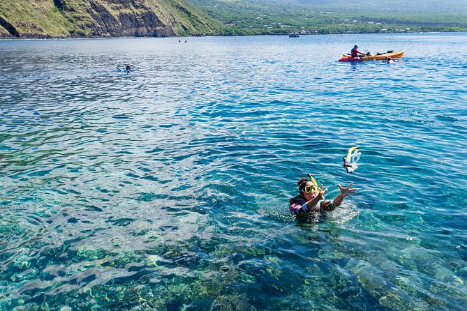 Big Island: Captain Cook Snorkel On A Power Catamaran With Lunch - Riding south along the Kona Coast