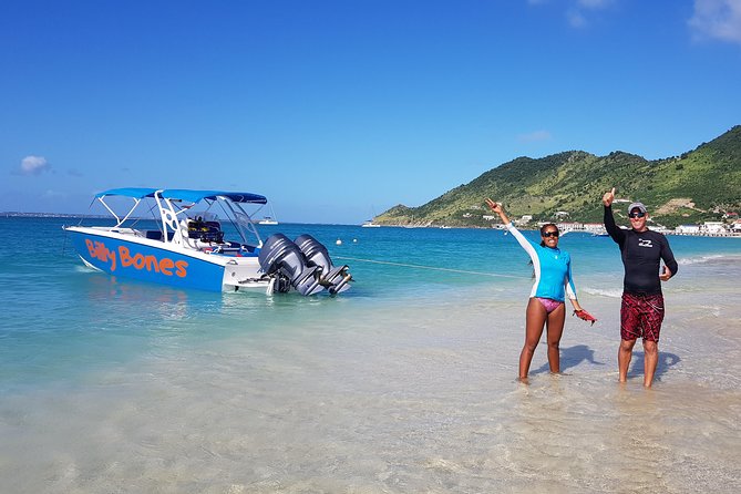 Billy Bones St. Maarten Getaway , Snorkeling with Turtles - Grand Case lunch gives the day some local flavor