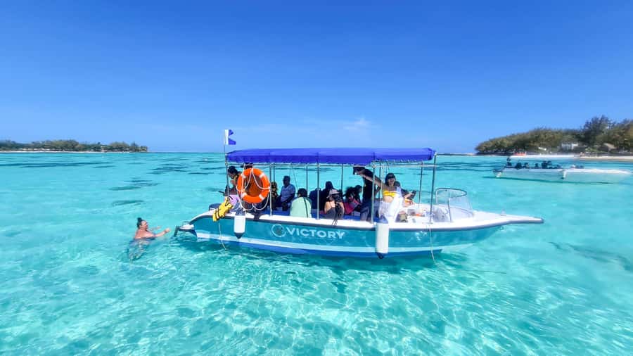 Blue Bay: Blue Bay Glass Bottom Boat Visit and Snorkeling - What You See Through the Boat and Mask