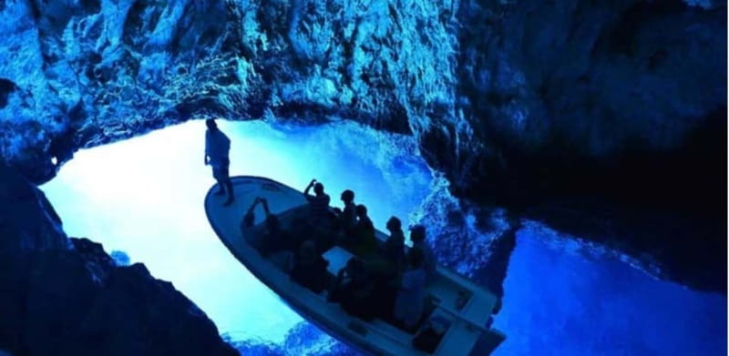 Blue Cave & Island-Hopping Tour with Snorkeling from Split - Stiniva Cove: your first real swim
