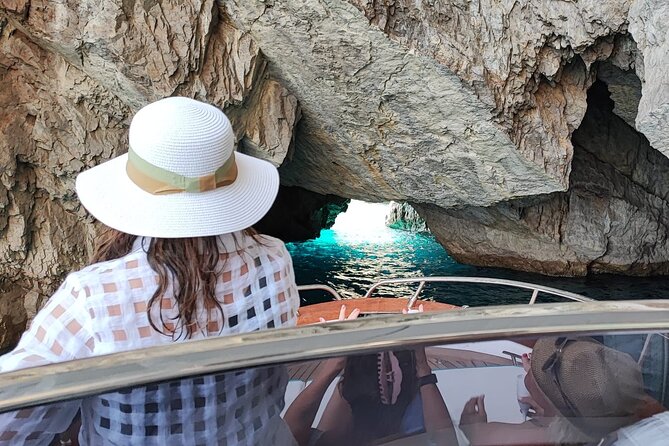 Blue Grotto and Capri Boat Tour with Aperitivo Swim and Snorkel - Swimming and the onboard aperitivo at Punta Ventroso