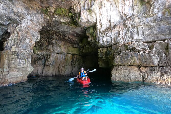 BOAT & KAYAK! Sea Adventure - Snorkeling & Cliff Jumps - Meeting at Marina Polesana in Pula