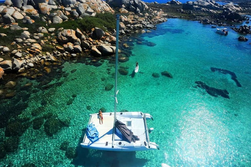 Bonifacio: Catamaran trip with snorkeling at the Lavezzi Islands - Cavallo brings another chance to swim