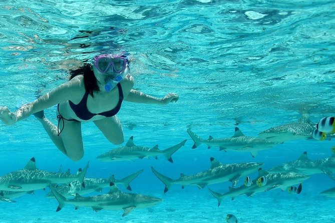 Bora Bora Jet Ski Tour, & Eco Shark / Ray Snorkel Cruise - Strong currents and equipment checks matter