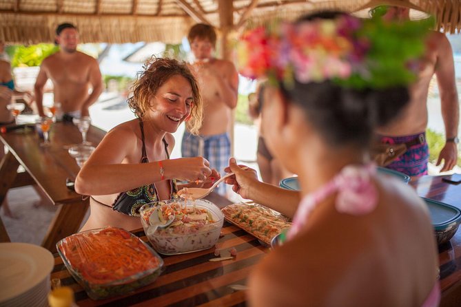 Bora Bora Snorkel Cruise by Polynesian Outrigger Canoe with BBQ Island Lunch - What the $296.49 price gives you