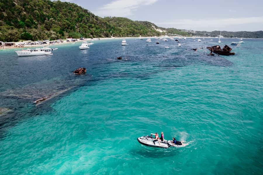 Brisbane: Moreton Island all inclusive Snorkeling Tour - The Tangalooma Wrecks are the main event