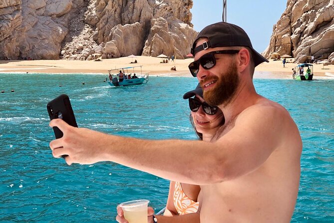 Cabo Blue Snorkeling Cruise, Open Bar and Lunch in Cabo San Lucas - Santa Maria Bay is the main swimming stop