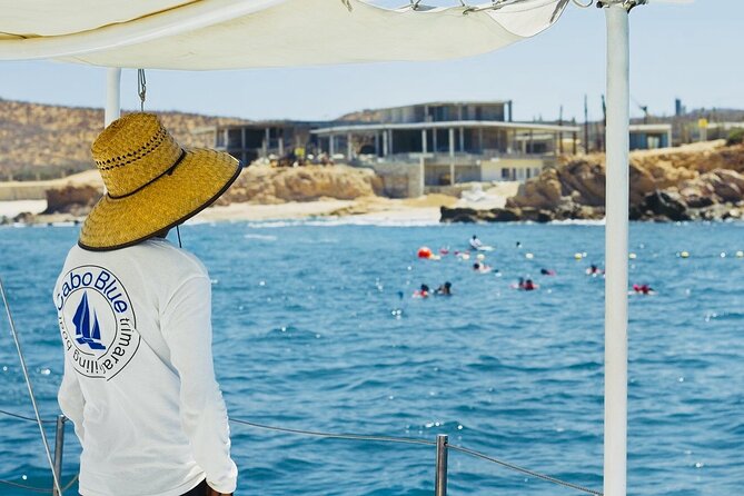 Cabo Blue Snorkeling Cruise, Open Bar and Lunch in Cabo San Lucas - Lunch arrives after the swim