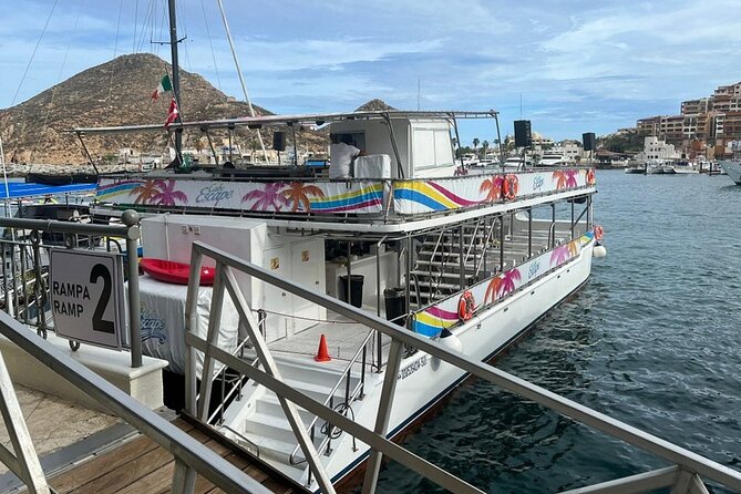 Cabo Boat Tour: Drinks, Lunch, Snorkeling, Dancing, and Transport - Booking, pickup, and cancellation details