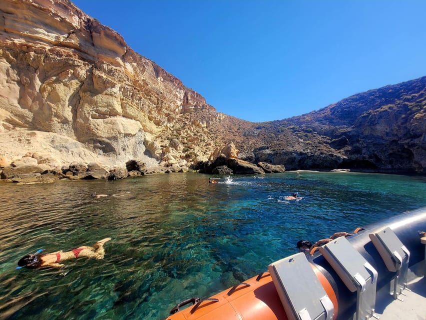 Cabo de Gata: Boat excursion with Snorkeling - The volcanic coast and the Polacra Marine Reserve