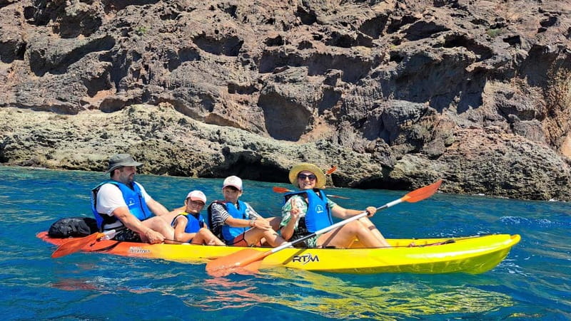 Cabo de Gata: Kayak and Snorkel Tour in the Natural Park - The snorkeling stop and clear water